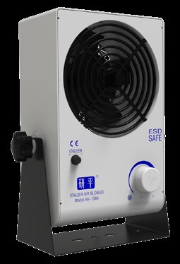 Ionizing fan static eliminator