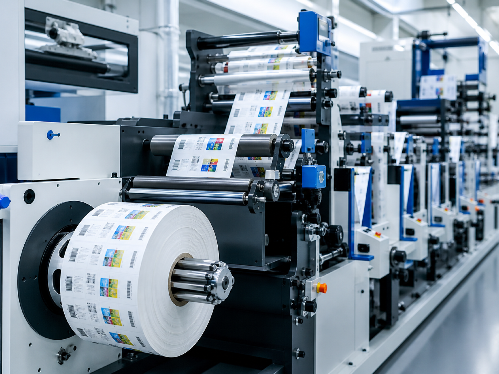Label printing and converting application
