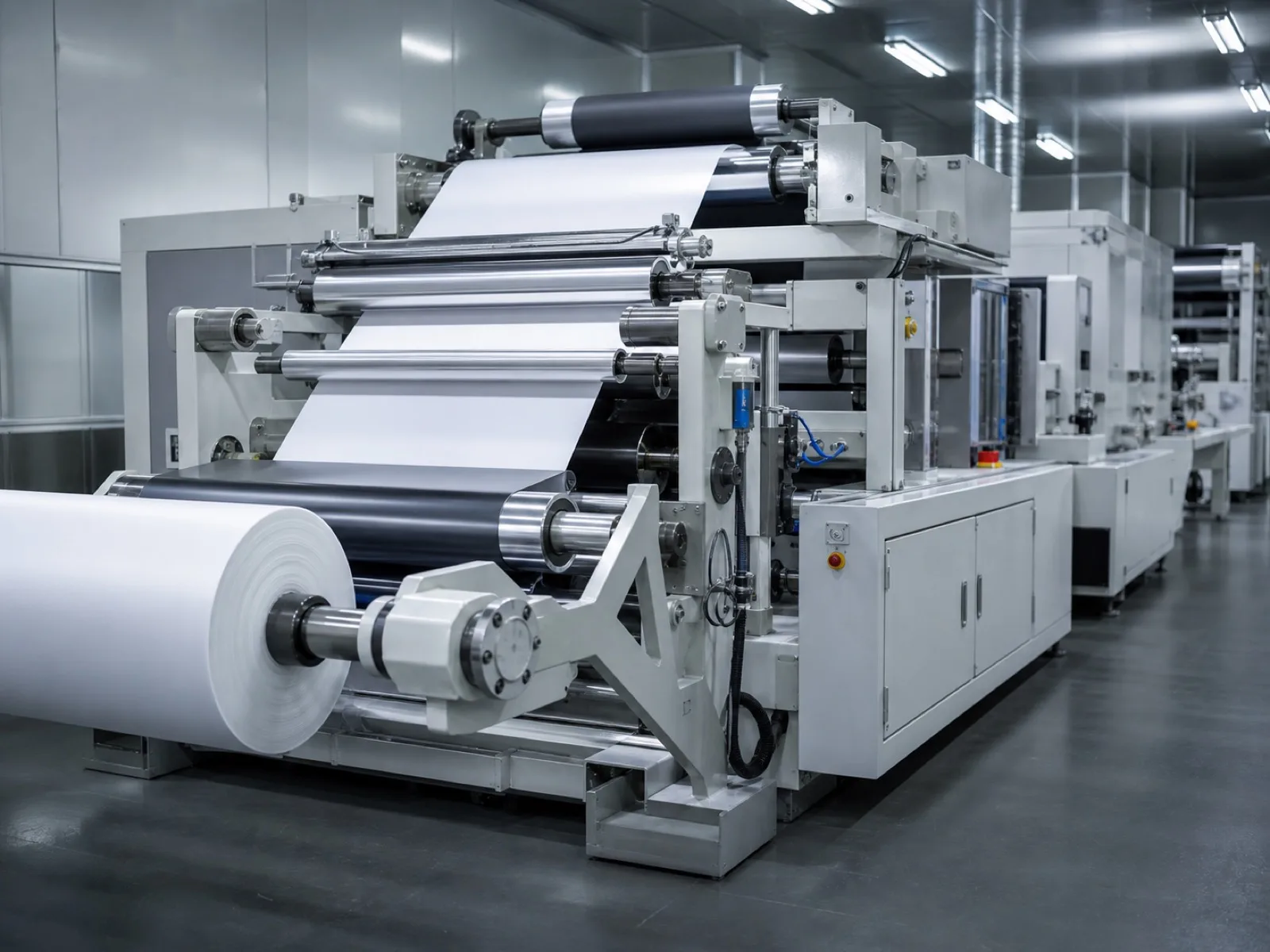 Lithium battery web handling equipment