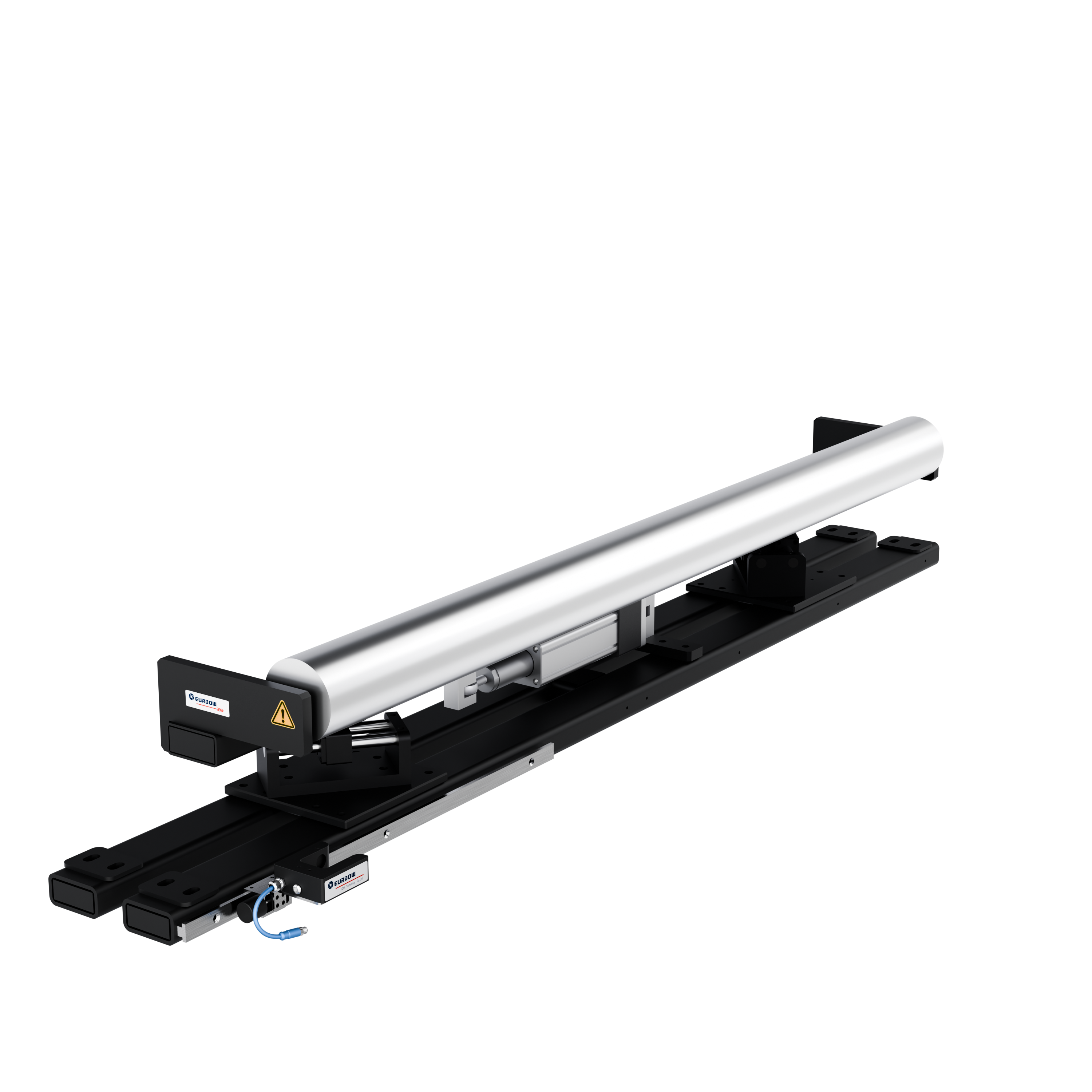 Single roller guiding frame