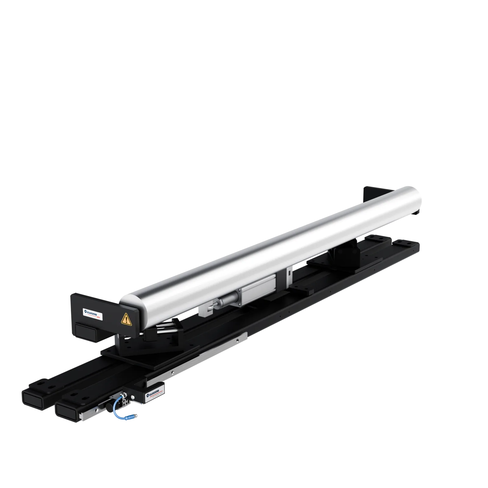 Single roller web guiding structure