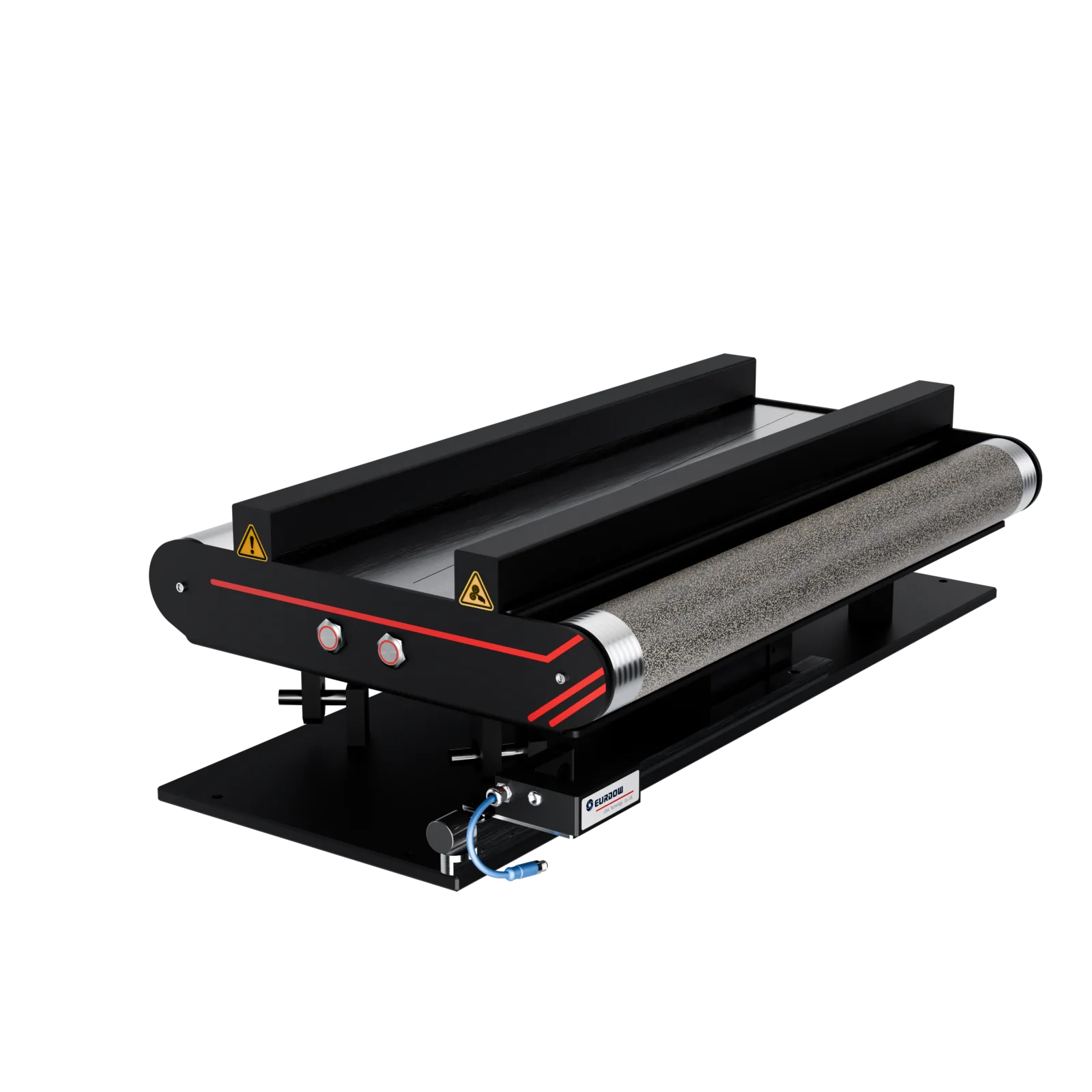 Split web guiding frame
